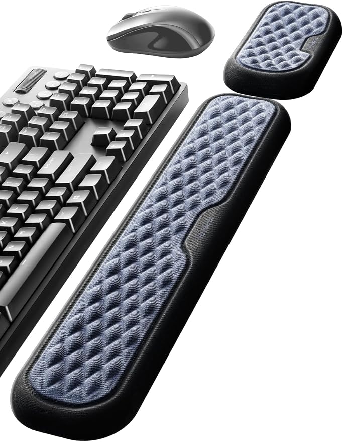 Vaydeer Wrist Rest for Keyboard and Mouse, Computer Ergonomic Wrist Support Pad by Vaydeer
