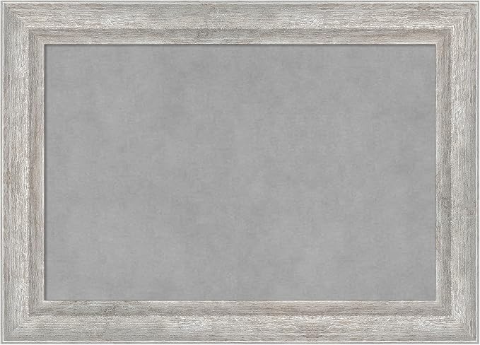 Amanti Art Silver Framed Magnetic Board 15x21 Small Vision Board by AmantiArt