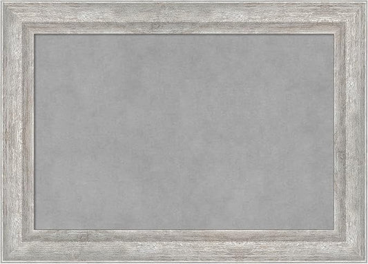 Amanti Art Silver Framed Magnetic Board 15x21 Small Vision Board by AmantiArt