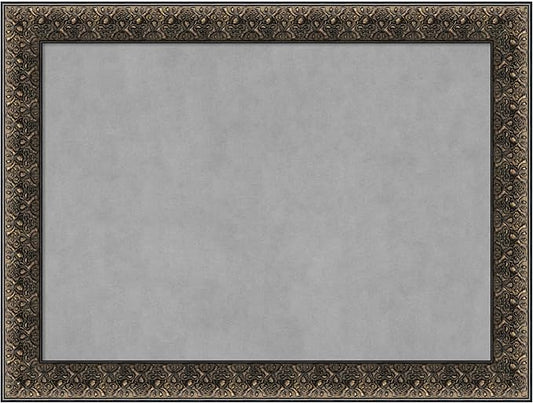 Amanti Art Black Framed Magnetic Board 25x33 Medium Vision Board by AmantiArt