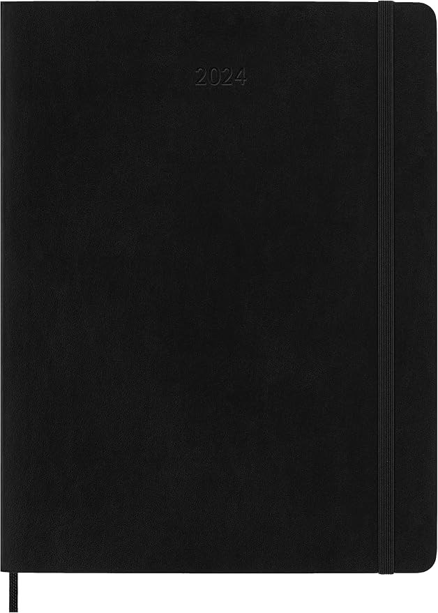 Moleskine 2024 Weekly Planner, Extra Large, Soft Cover - Image 2
