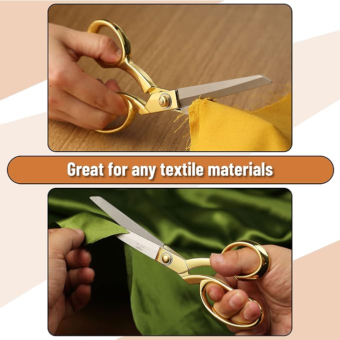 Mr. Pen- Premium Tailor Scissors, 8-Inch | Heavy Duty Carbon Steel Sewing & - Image 4