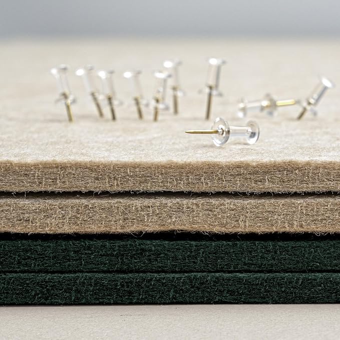Bulletin Board, 36 x 24 Inches Felt Pin Board - Image 6