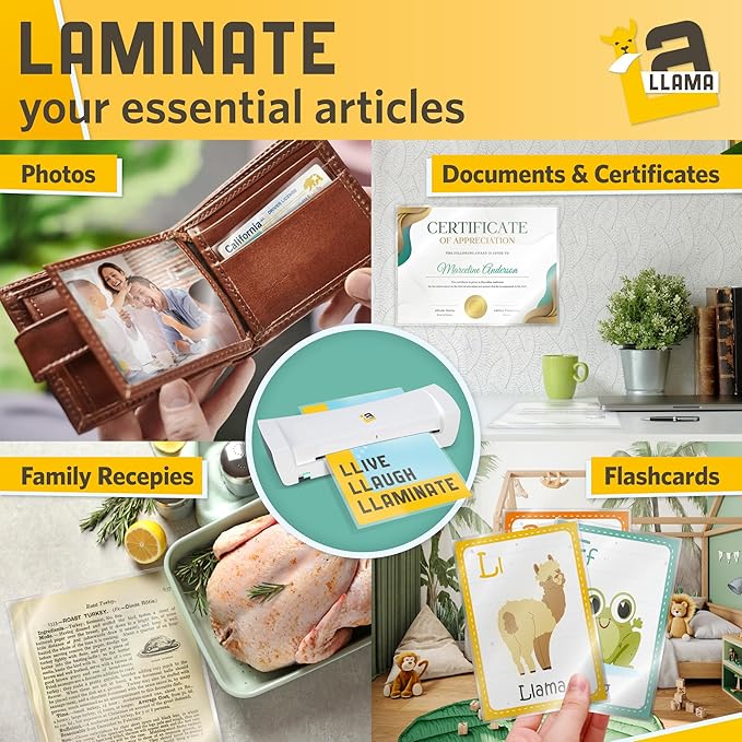 50 Pack Thermal Laminating Pouches 9” x 14.5”, 3 Mil Thick, Suited for Legal Size Laminating Sheets 8.5 x 14-DeskLoop Office