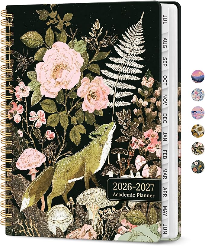 Planner 2026-2027, Academic Year Monthly and Weekly Calendar Planner, Jul 2026 by Taja