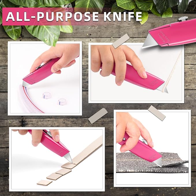 DIYSELF Utility Knife, 20 Pack Heavy Duty Box Cutter Retractable, Box Cutter - Image 5