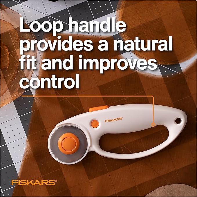 Fiskars 45mm Rotary Cutter for Fabric - Image 4