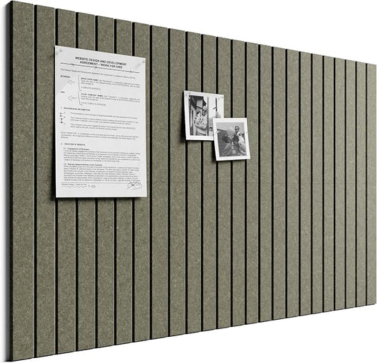 Bumusty Large Cork Board Alternative-36 x 24" Felt Bulletin Board Tiles by BUMUSTY