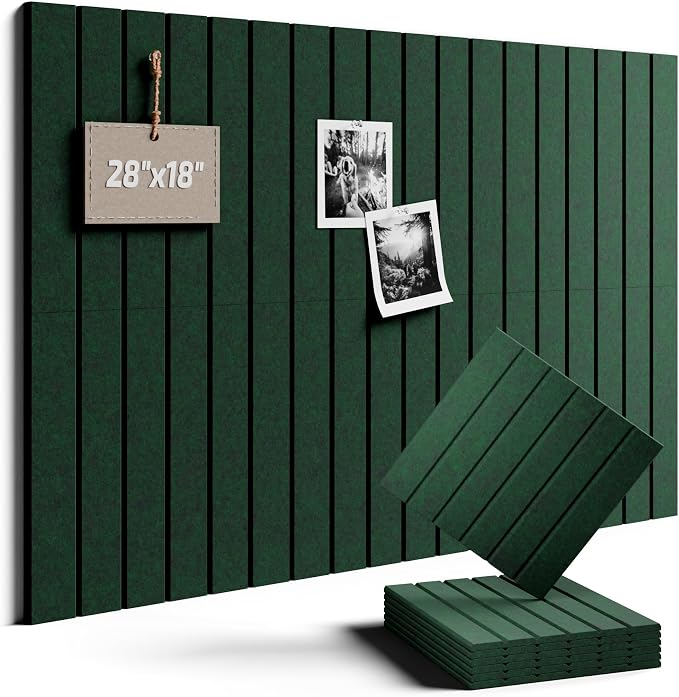 Felt Bulletin Board Tiles -28"x18" by FLUXYNARA