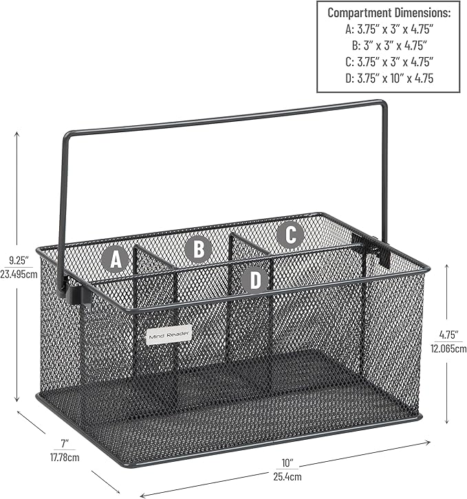 Mind Reader Multi-purpose Storage Caddy - Image 3