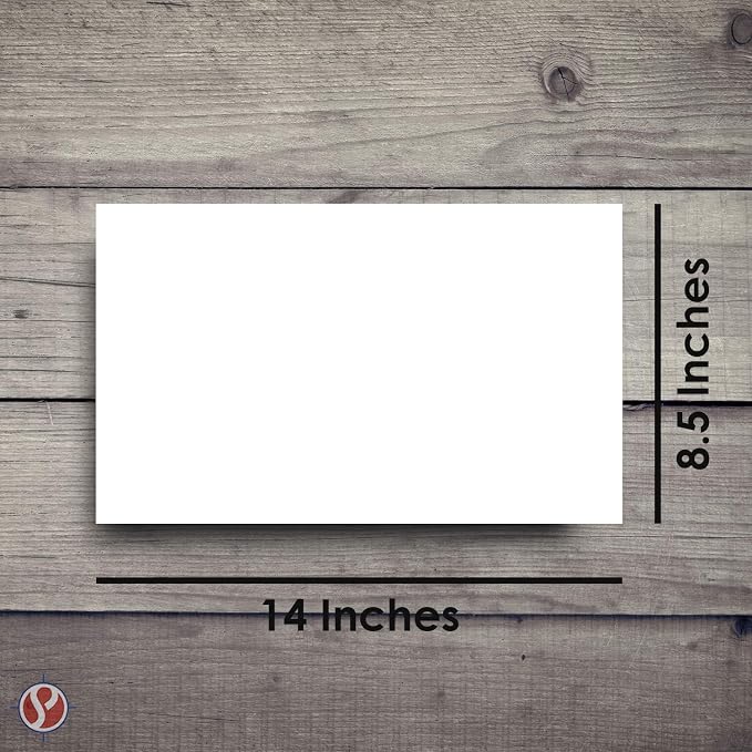 8.5 x 14" Blank White Memo Pads - Image 5