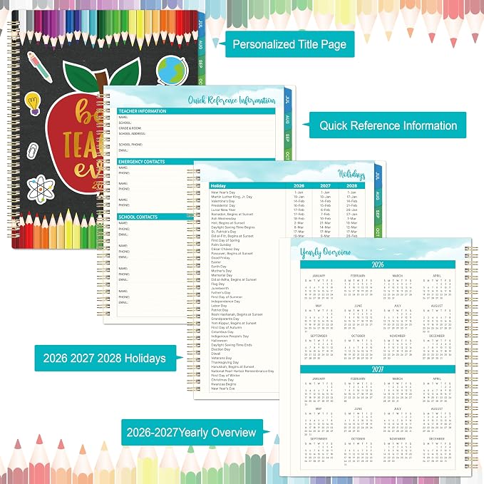 Teacher Planner 2026-2027 for Teacher School - Image 5