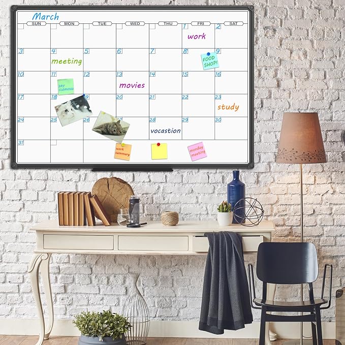JILoffice Dry Erase Calendar Whiteboard - Image 5