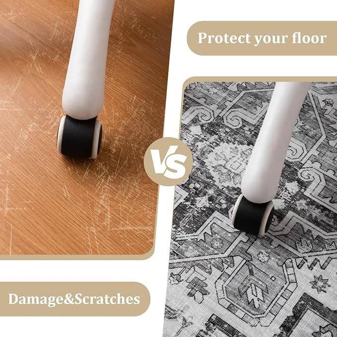 chakme Office Chair Mat for Hardwood Floor, Machine Wash - Image 4
