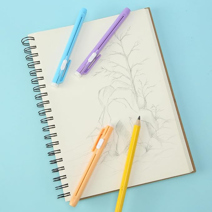 Mr. Pen- Retractable Mechanical Eraser Pens, 6 Pack, Vibrant Colors | - Image 6