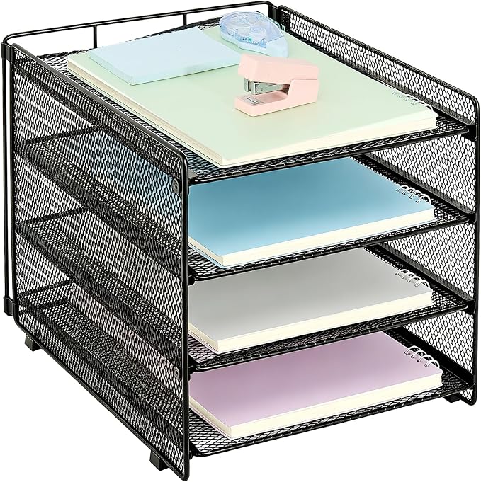 OPNICE 4-Tier Paper Organizer Letter Tray, Desk Organizers and Accessories by OPNICE