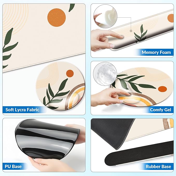 Desk Mat Set + Keyboard and Mouse Pad - Image 5