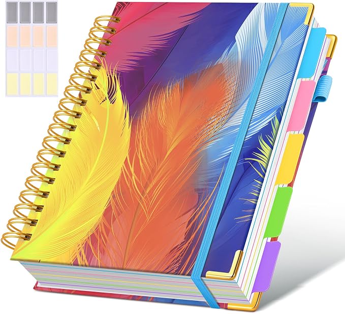 Hardcover Spiral Notebook Journal by dilitego
