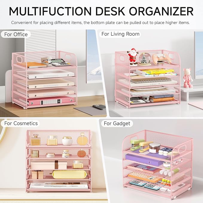 Lavatino Desk Paper Organizer - Image 4
