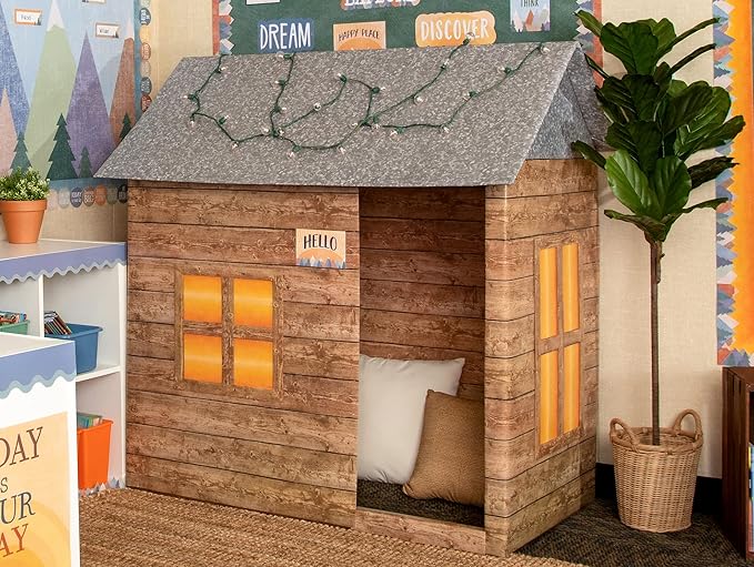 Teacher Created Resources Rustic Wood Better Than Paper Bulletin Board Roll - Image 5