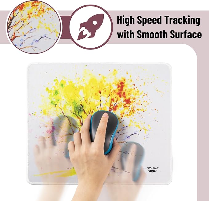 Mr. Pen- Mouse Pad, 12.5"x 10.5", 2 Pack, Eternal Seasons | Laptop and Computer - Image 4