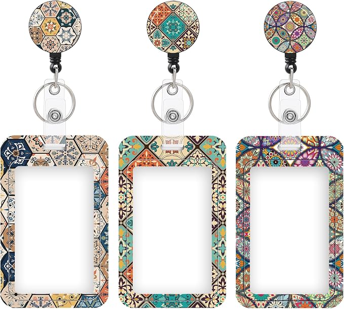 3 Set Heavy Duty Badge Holder by COOKOOKY