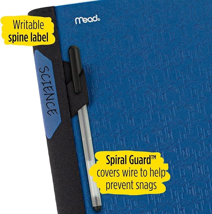 Five Star Advance Spiral Notebook + Study App, 3 Subject, College Ruled Paper - Image 2