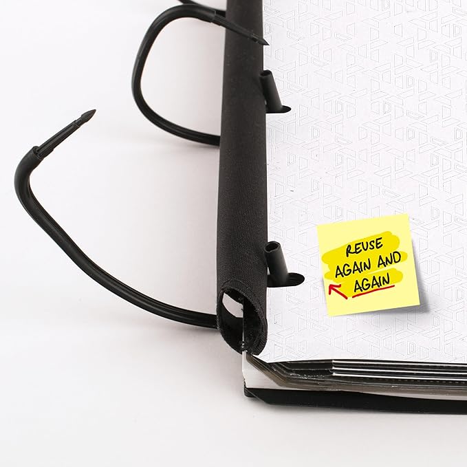 Five Star Flex Refillable Notebook + Study App, College Ruled Paper and 1 Inch TechLock Ring Binder with Pockets, Tabs and Dividers, 200 Sheet Capacity, White (29328AE2)-DeskLoop Office