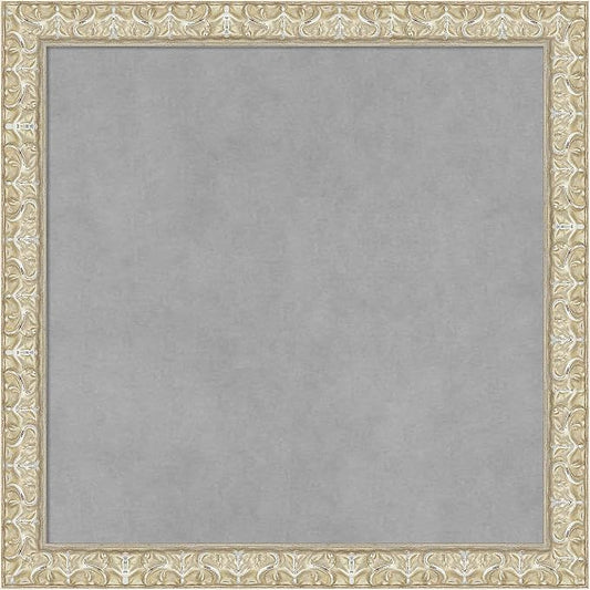 Amanti Art Silver Framed Magnetic Board 18x18 Small Vision Board by AmantiArt