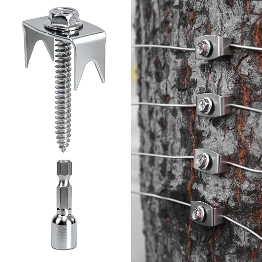 Sumloty 200-Pack 304 Stainless Steel Fence Staples, 1.6 Inch Reusable Fence by Sumloty