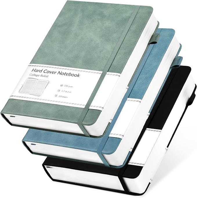 CAGIE 3 Pack Journals Notebooks by CAGIE