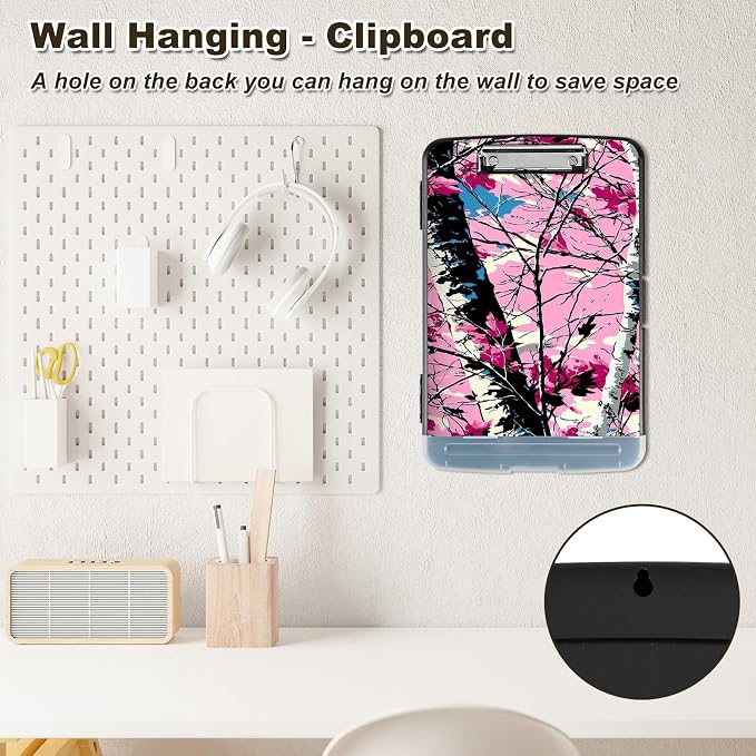 Clipboard with Storage, Nursing Clip Board 8.5 x 11 Storage Organization Box - Image 7