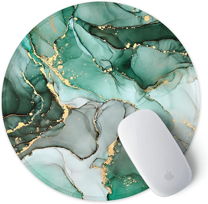 ITNRSIIET Round Mouse Pad with Stitched Edge Premium-Textured Waterproof - Image 2