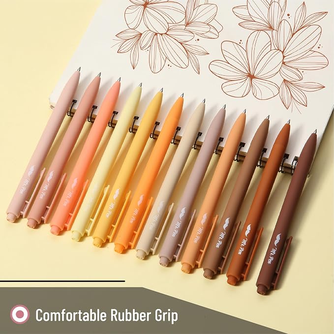 Mr. Pen- Retractable Gel Pens, 12 Pack, Fast Dry, Smooth Writing, Cute Pens - Image 6
