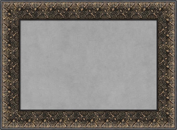 Amanti Art Black Framed Magnetic Board 17x23 Small Vision Board by AmantiArt