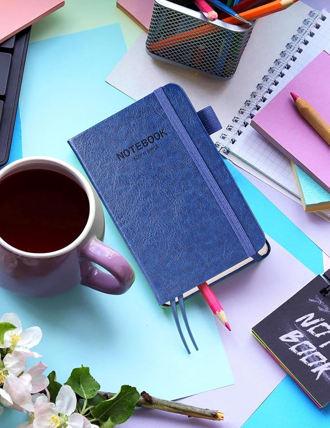 AISBUGUR Pocket Notebook Small Notebook 2-Pack, 3.7" x 5.7" Pocket Notebooks - Image 7