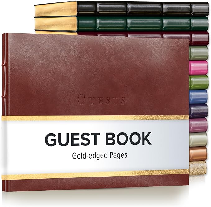 Gallery Leather Guest Book by GalleryLeather