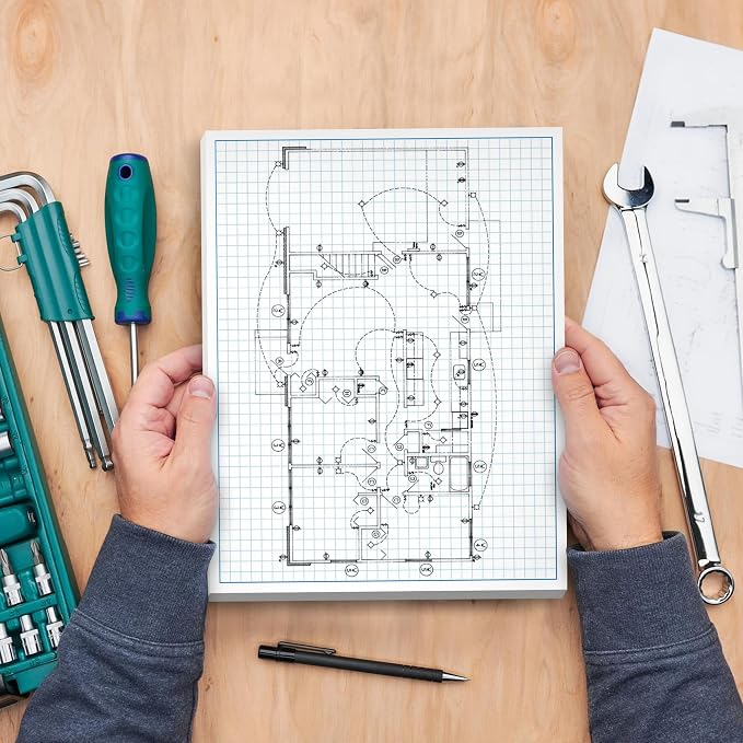 Graph Paper Pad for Blueprint Drawings, Engineering Drawing, and Planning - Image 5