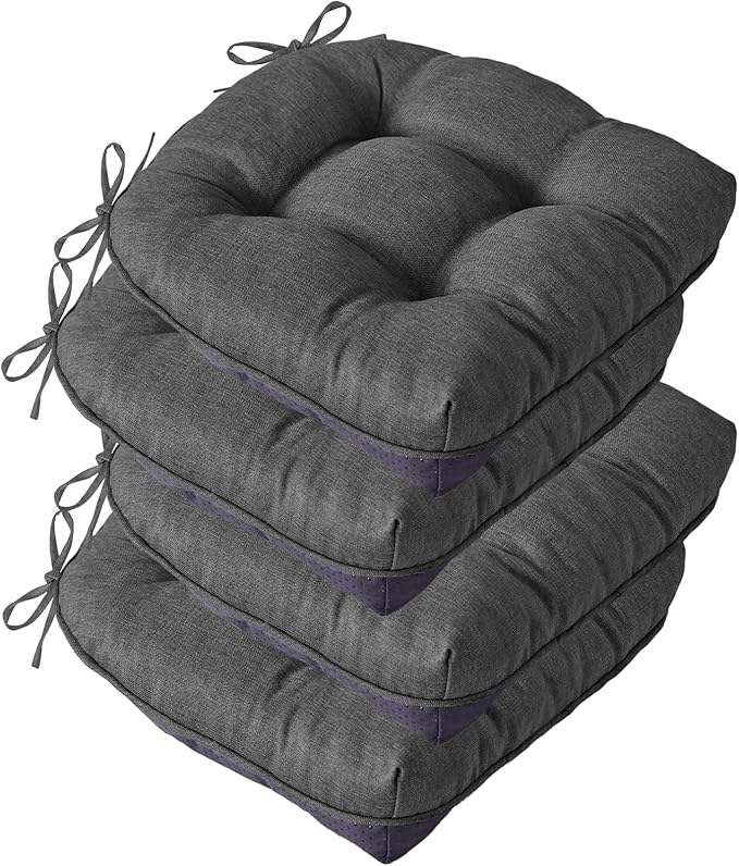 IASEAHK Chair Cushions for Dining Chairs, Seat Cushions for Kitchen Chairs by IASEAHK