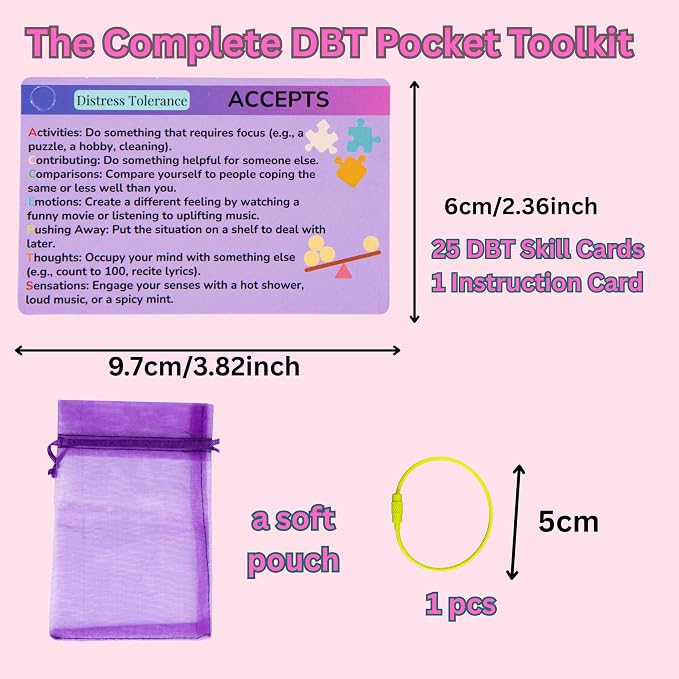 DBT Skills Coaching Cards with Guided Examples & Goals – 25 Flashcards - Image 4