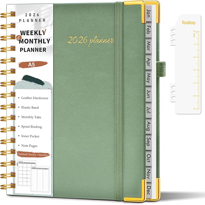 2026 Planner, Weekly and Monthly Calendar Planner from January 2026 by Unknown