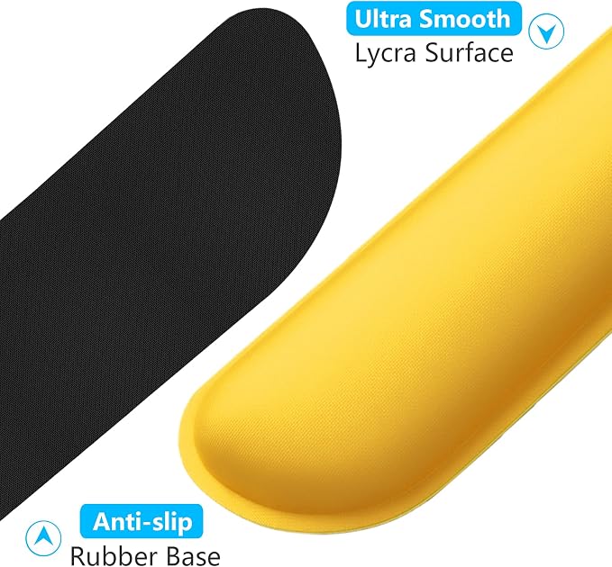 Dapesuom Enlarge Keyboard Wrist Rest, Memory Foam Wrist Cushion - Image 4