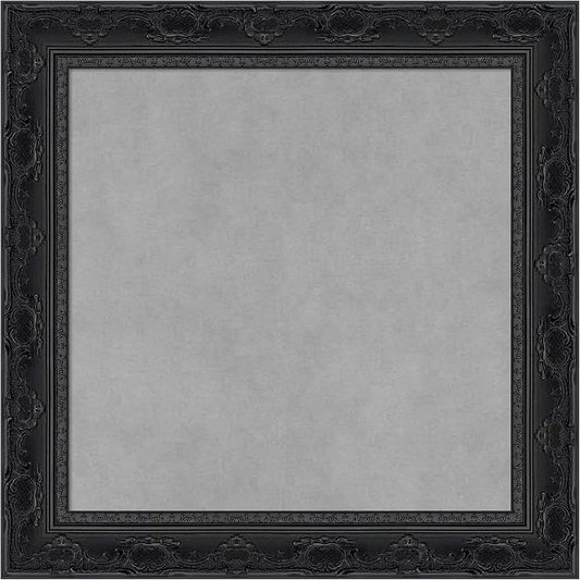 Amanti Art Black Framed Magnetic Board 20x20 Small Vision Board by AmantiArt