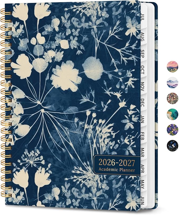 Planner 2026-2027, Monthly and Weekly Academic Planner July 2026 by Zotia