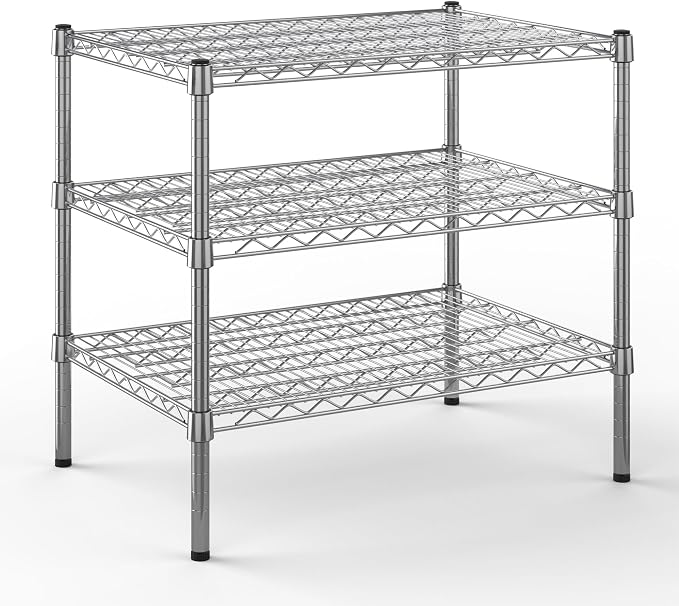 Regal Altair 21" Deep x 30" Wide x 27" Height Wire Shelving Kit | 3-Tier | NSF by Regal+Altair