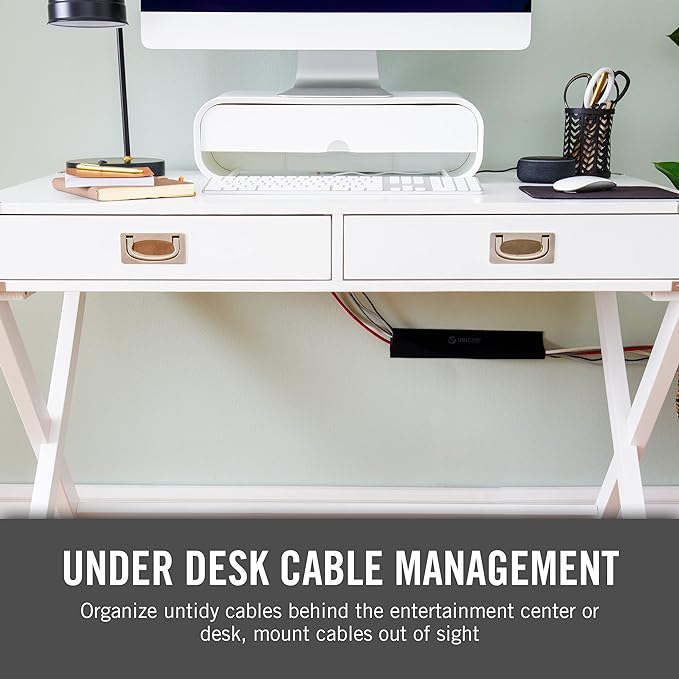 VELCRO Brand VEL-30797-USA Mountable Cable Sleeve | Cord Management Mounts on - Image 3