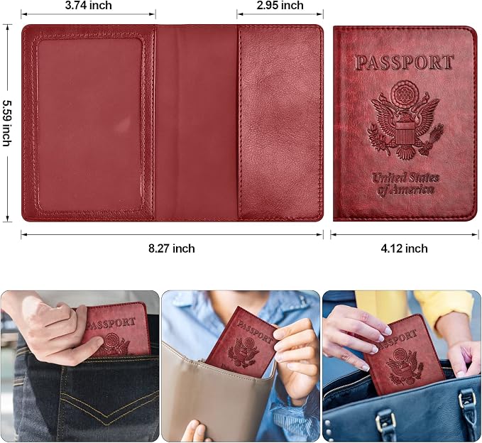 Passport and Vaccine Card Holder Combo - Image 3