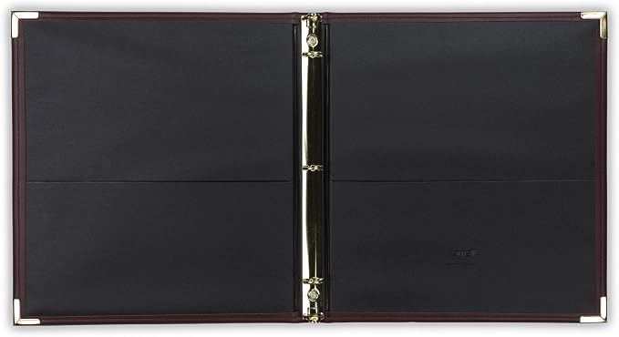 Samsill Classic Collection Leather 3 Ring Binder, Executive Presentation - Image 6