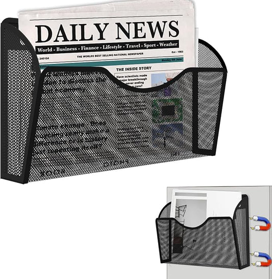 KZWKRG Magnetic File Holder, Magnetic File Folder Holder, No Drilling by Unknown