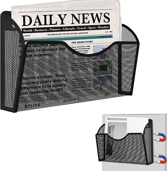 KZWKRG Magnetic File Holder, Magnetic File Folder Holder, No Drilling - Image 9